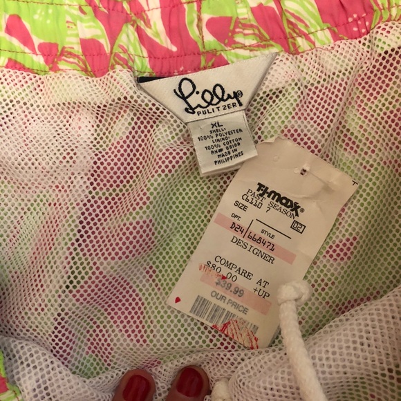 Lilly Pulitzer Fish Print Trunks - Picture 3 of 5